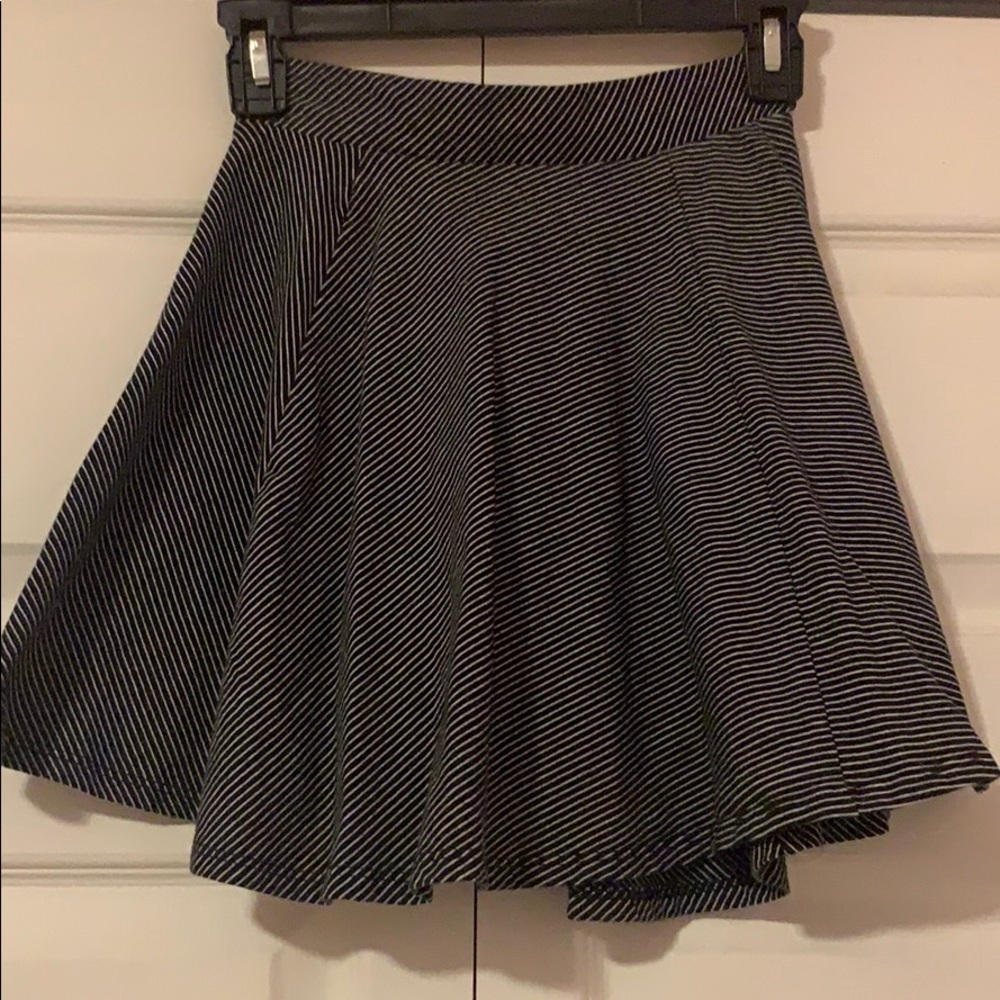 Striped Skater Skirt